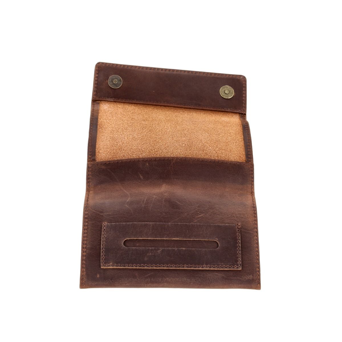 OHIA Drehertasche, echt Leder, braun – Ansicht 3