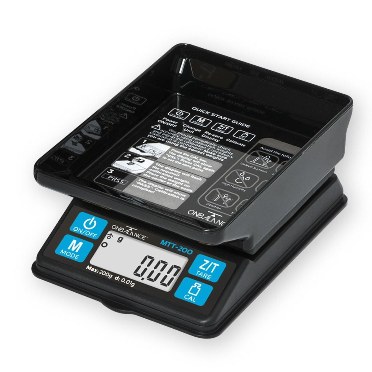 On Balance MTT-200 Waage - 200 g x 0.01 g – Ansicht 3
