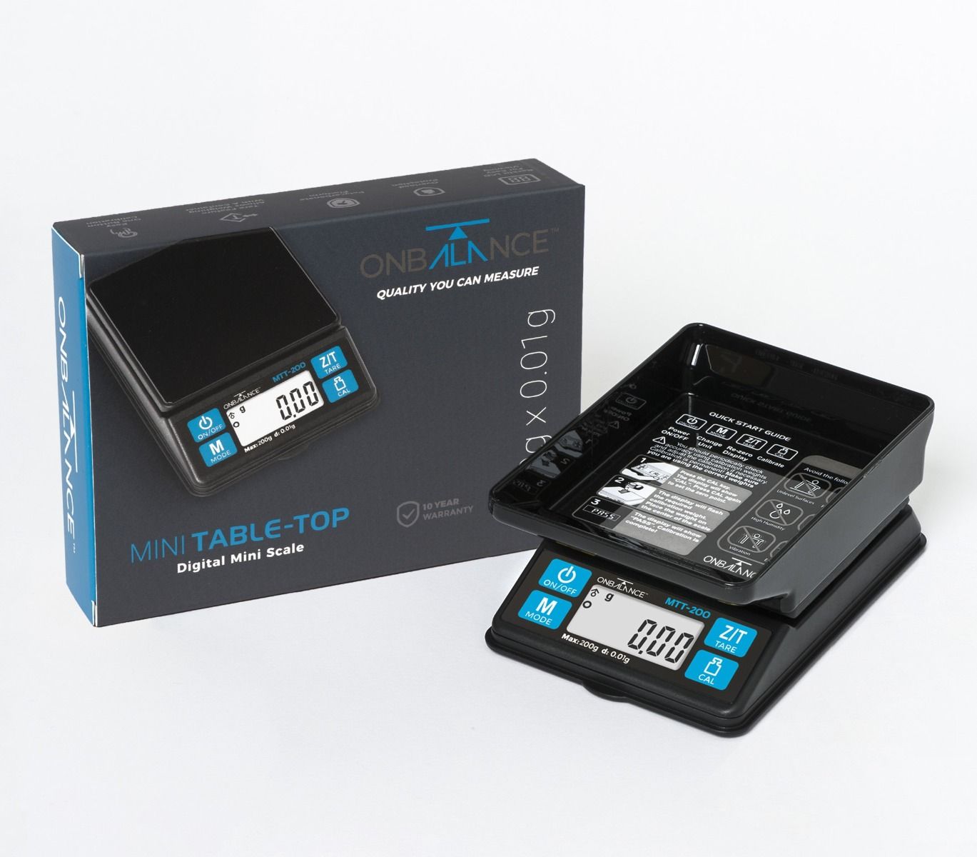 On Balance MTT-200 Waage - 200 g x 0.01 g – Ansicht 4