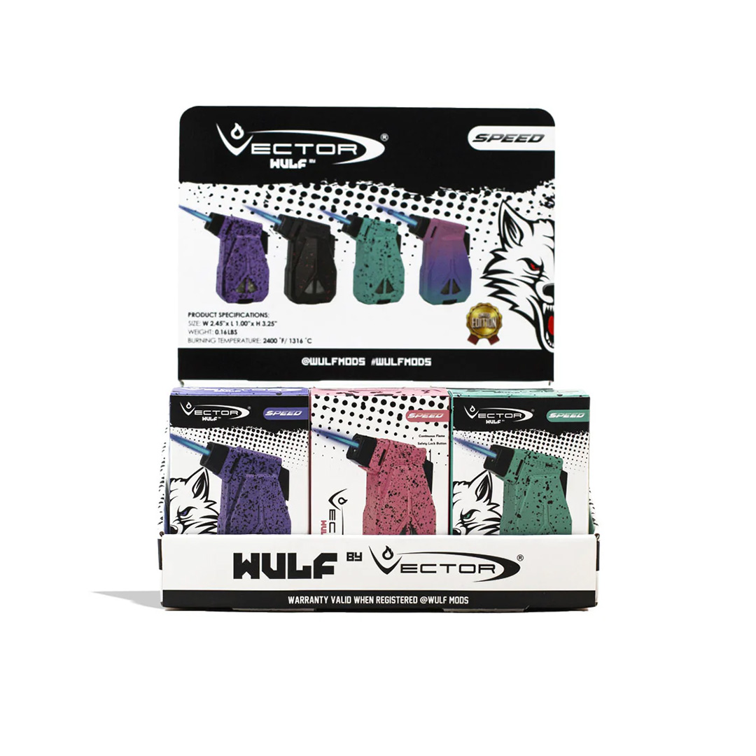 1x Wulf Speed Torch Feuerzeug, assortiert
