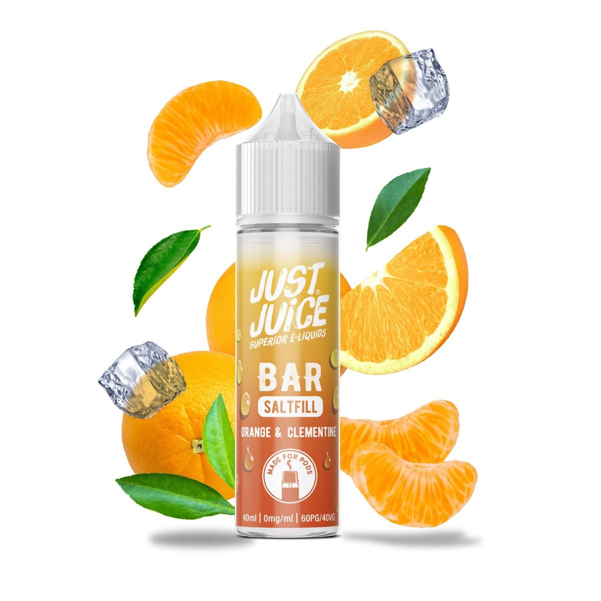 Just Juice BAR RANGE - Orange & Clementine - 40ml - Shortfill – Ansicht 2