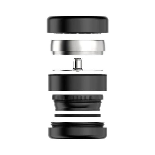 Flower Mill - Next-Gen Premium - Stainless Series - 66mm, 3 parti – vista 6