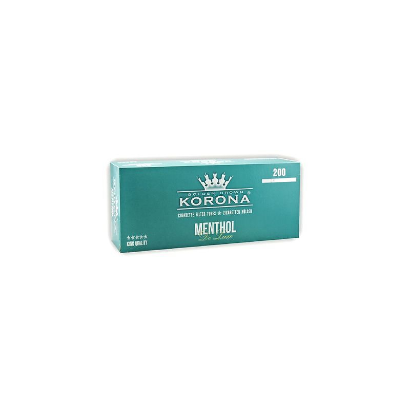 Korona Hülsen Deluxe Menthol (200 Stk.)