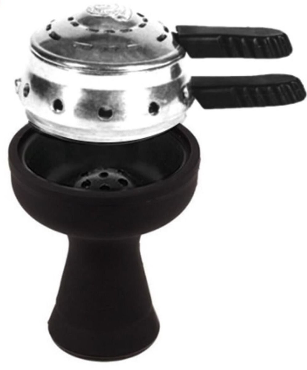 AMY Tabakkopf Silikon mit Heatbox - Black – Ansicht 2