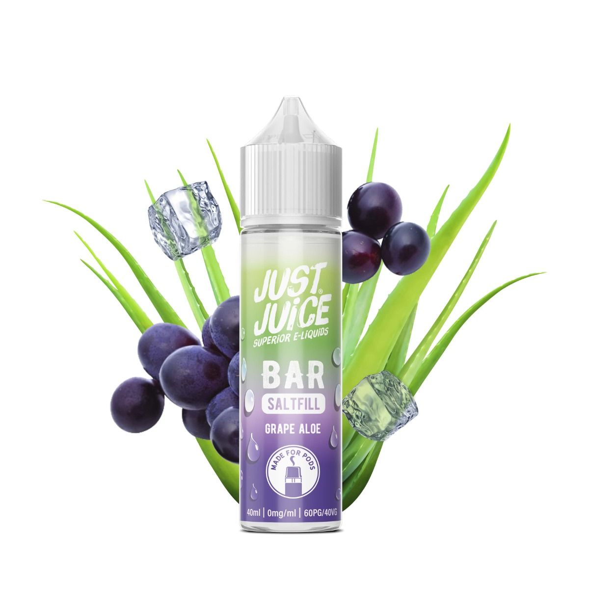 Just Juice BAR RANGE - Grape Aloe - 40ml - Shortfill – Ansicht 2