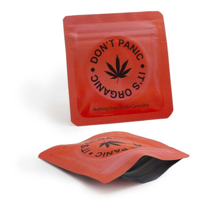 Smell Proof Bag, Don't Panic 64 x 64mm