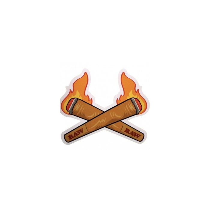 RAW CROSSING CONES Sticker