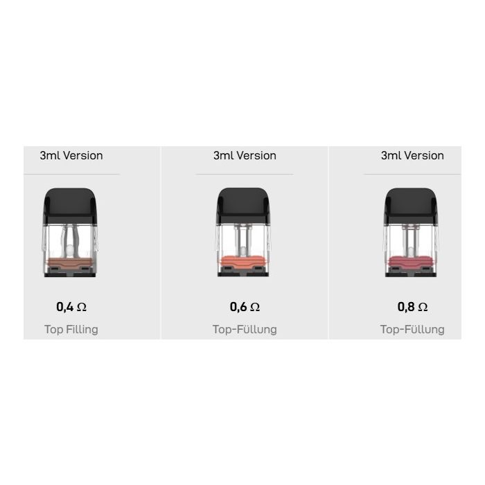 4 x Vaporesso XROS / XROS Mini Pod Corex3.0 - 3ml