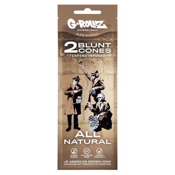 G-Rollz BANKSY CBD Blunts, All Natural, 2 Stk.