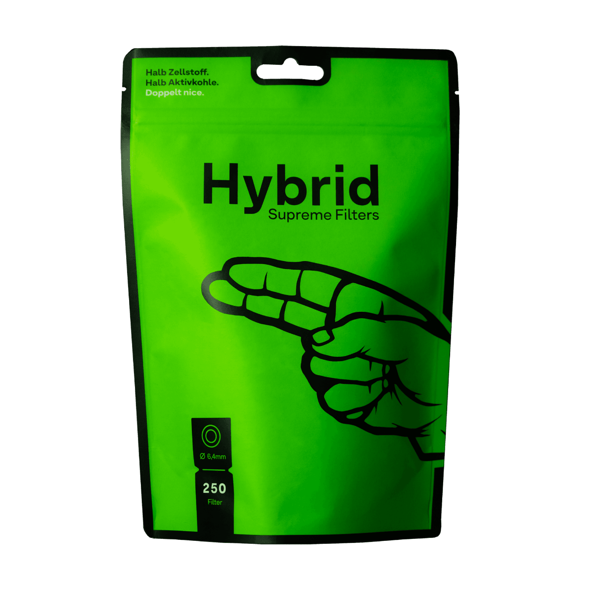 250er Bag Hybrid Supreme Aktivkohlefilter - 6.4mm – Ansicht 2