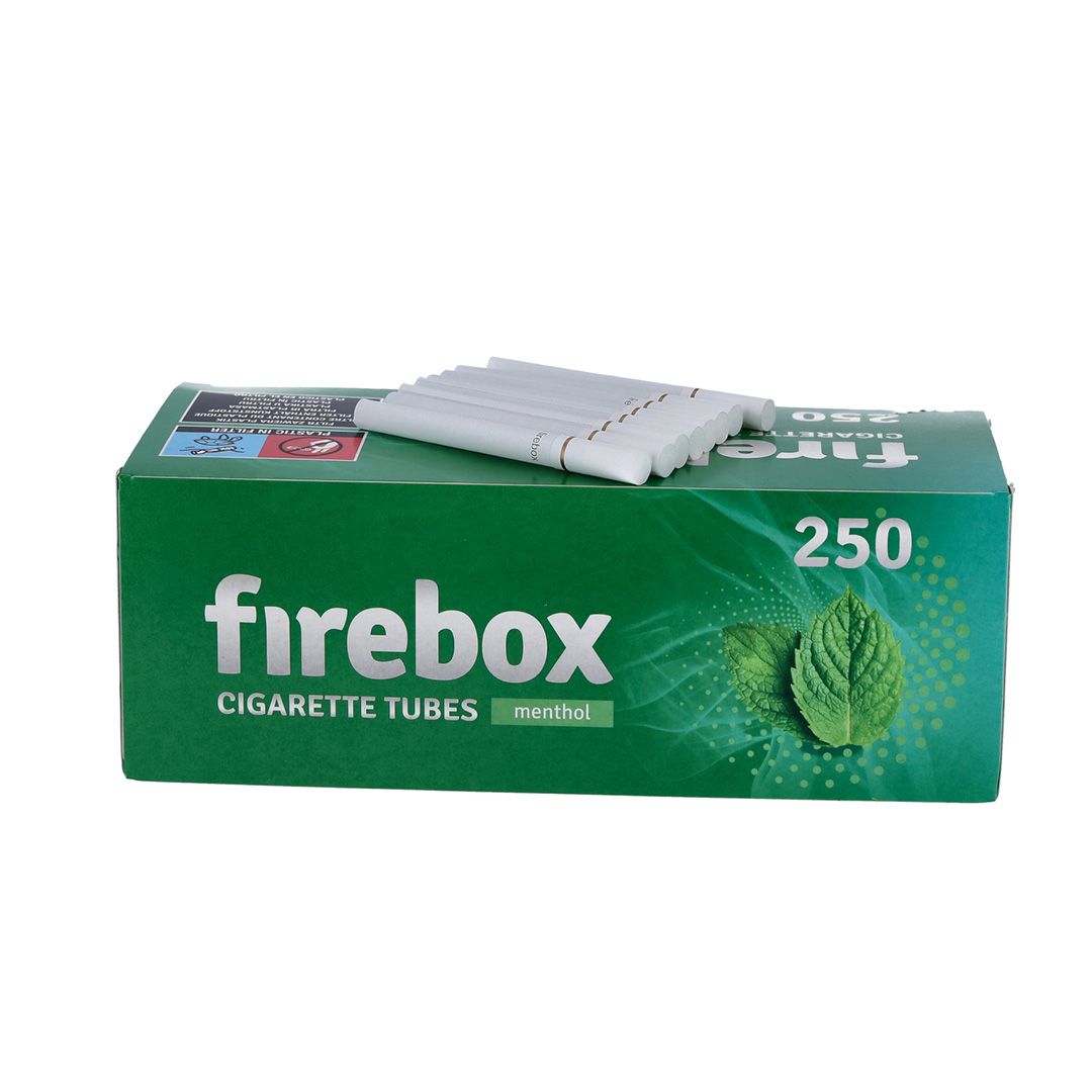 Firebox Menthol Zigaretten Filterhülsen 250 Stk. – Ansicht 2