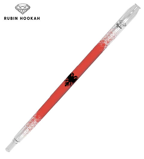 Rubin Hookah Glasmundstück - Albanien