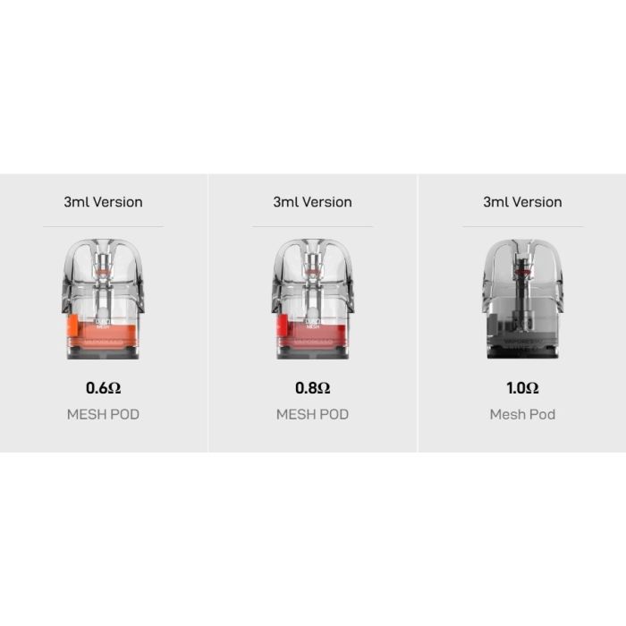 4 x Vaporesso Luxe Q3 Mesh Pod 3ml