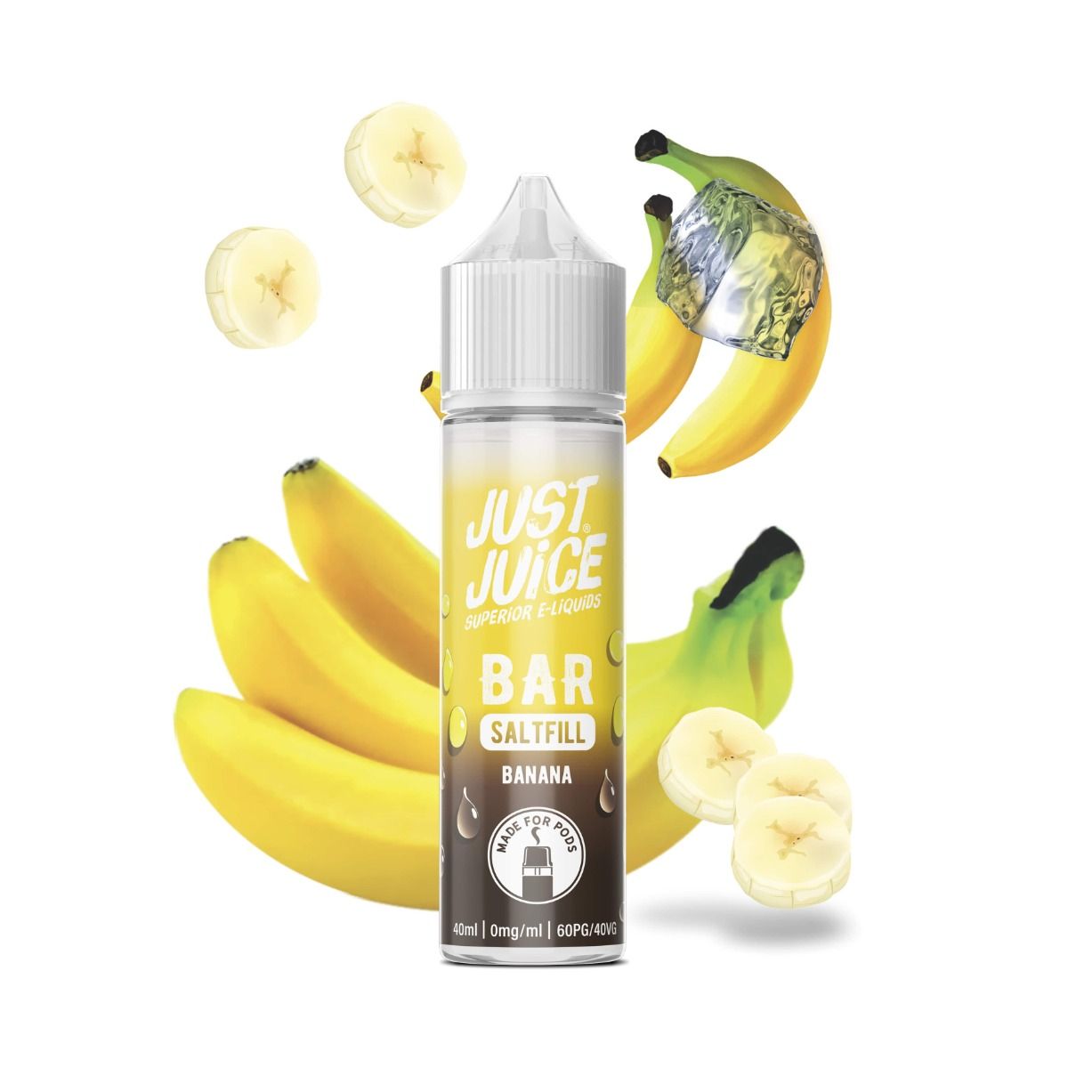 Just Juice BAR RANGE - Banana - 40ml - Shortfill – Ansicht 2