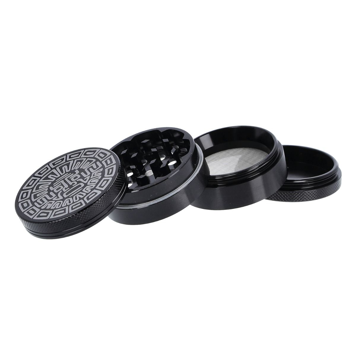 Ohia GrinderAluminium Classic Maya, nero, 4 parti – vista 3