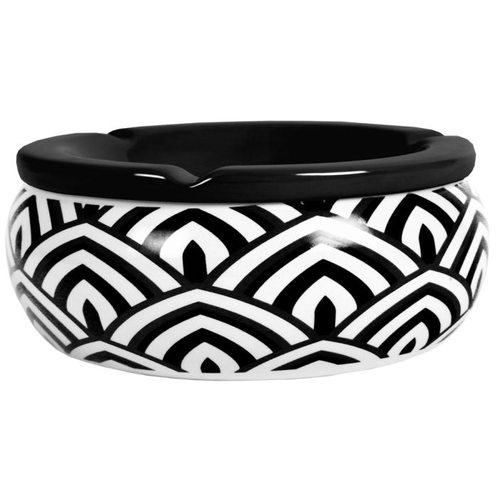Cendrier anti-vent Mordern 20cm - noir