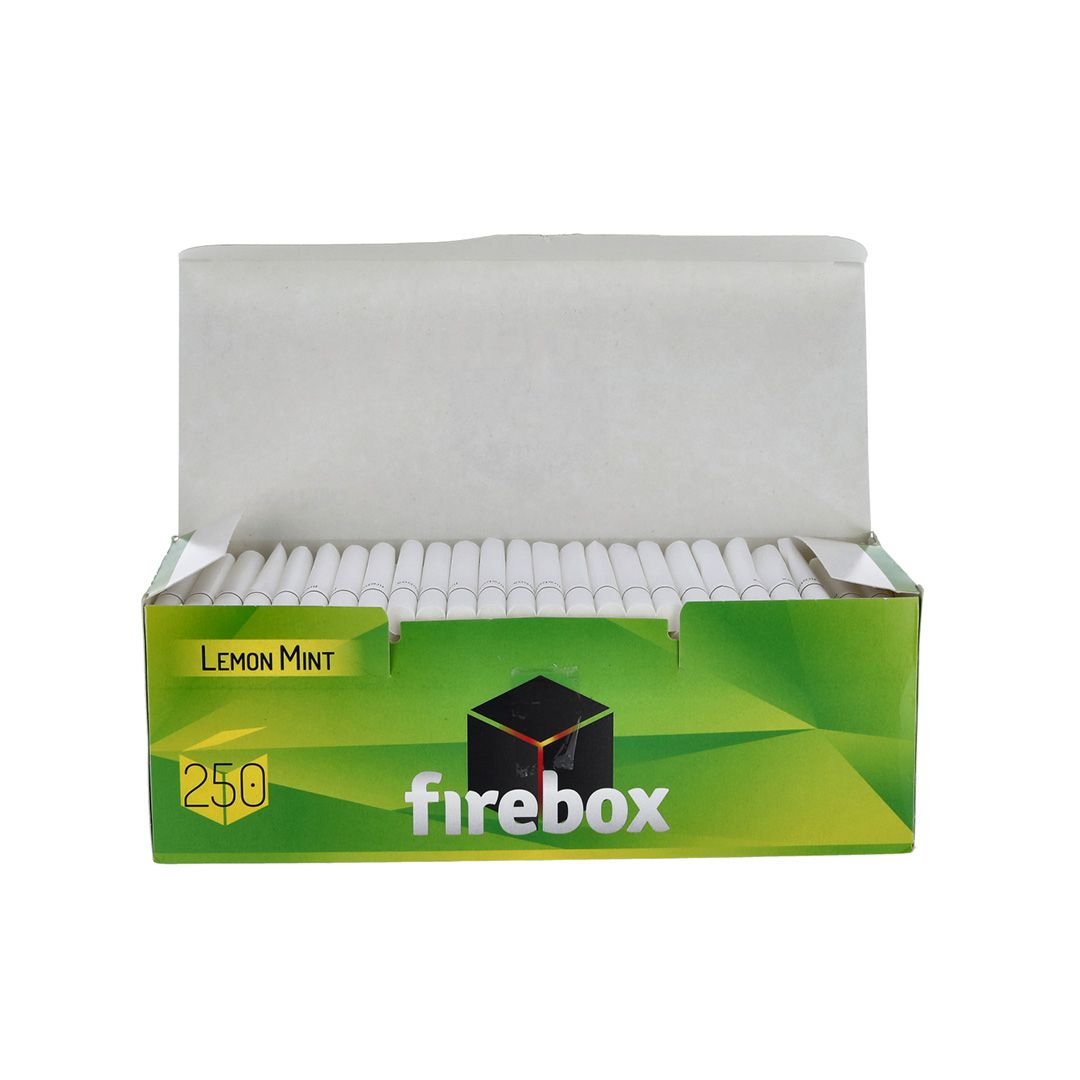 Firebox Lemon Mint Zigaretten Filterhülsen 250 Stk. – Ansicht 3