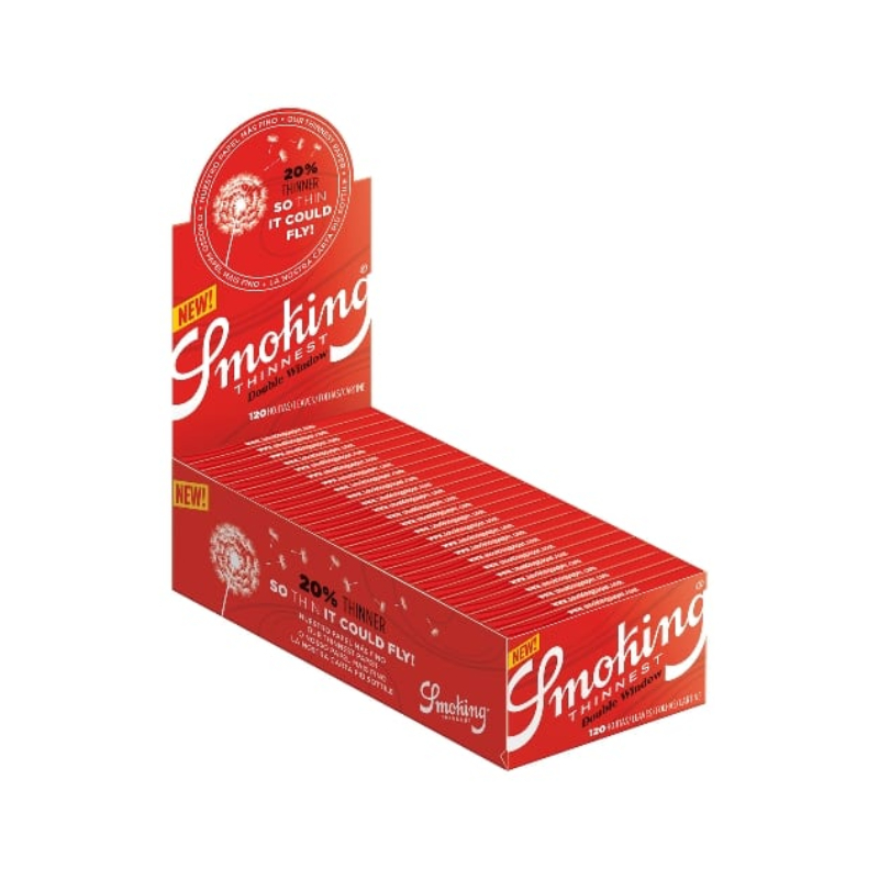 Smoking DoubleWindow - Thinnest (25 x 120 Stk.)
