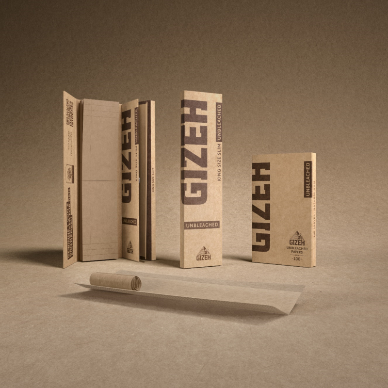 Gizeh DoubleWindow ExtraFine - Unbleached (20 x 100 Stk.)