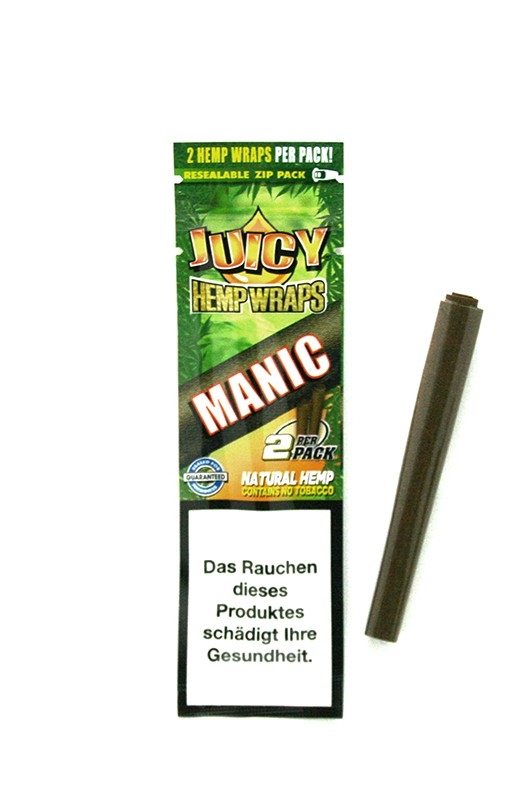 2 x Juicy Hemp Wraps Manic - Mango