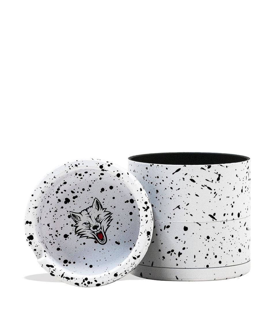 Wulf Aschenbecher Grinder, weiss-schwarz