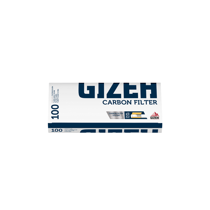 GIZEH Carbon Hülsen mit Aktivkohle (100 Stk.)