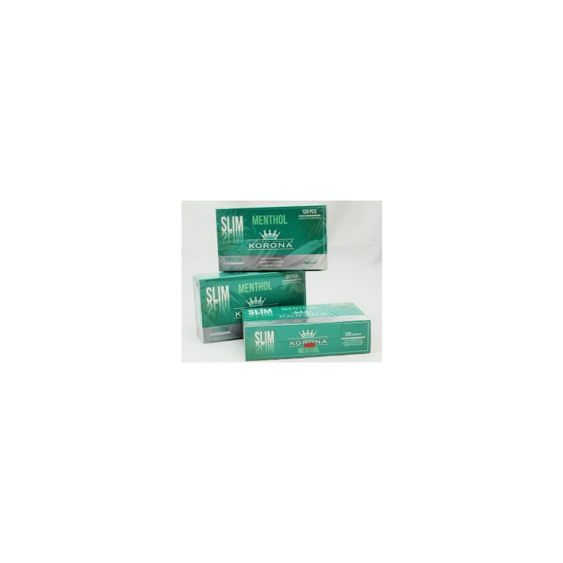 Korona Hülsen Slim Menthol (120 Stk.)
