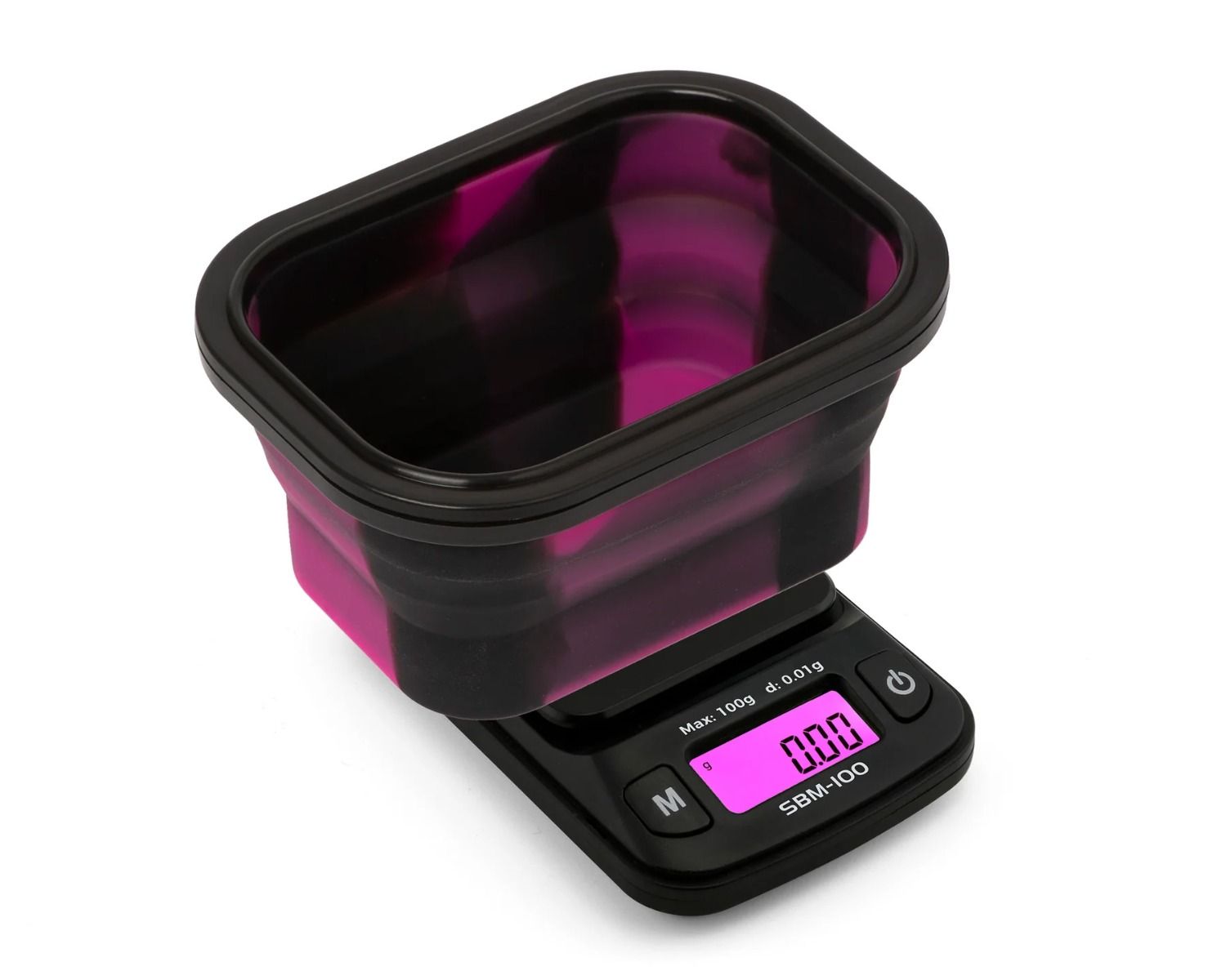 On Balance SBM-100-PK Silikon Waage Pink - 100 g x 0.01 g – Ansicht 2