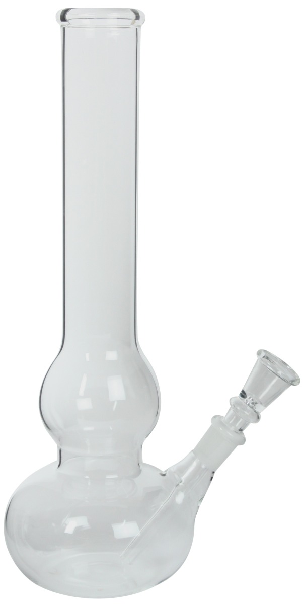 Bong in vetro sferico, clear 30cm