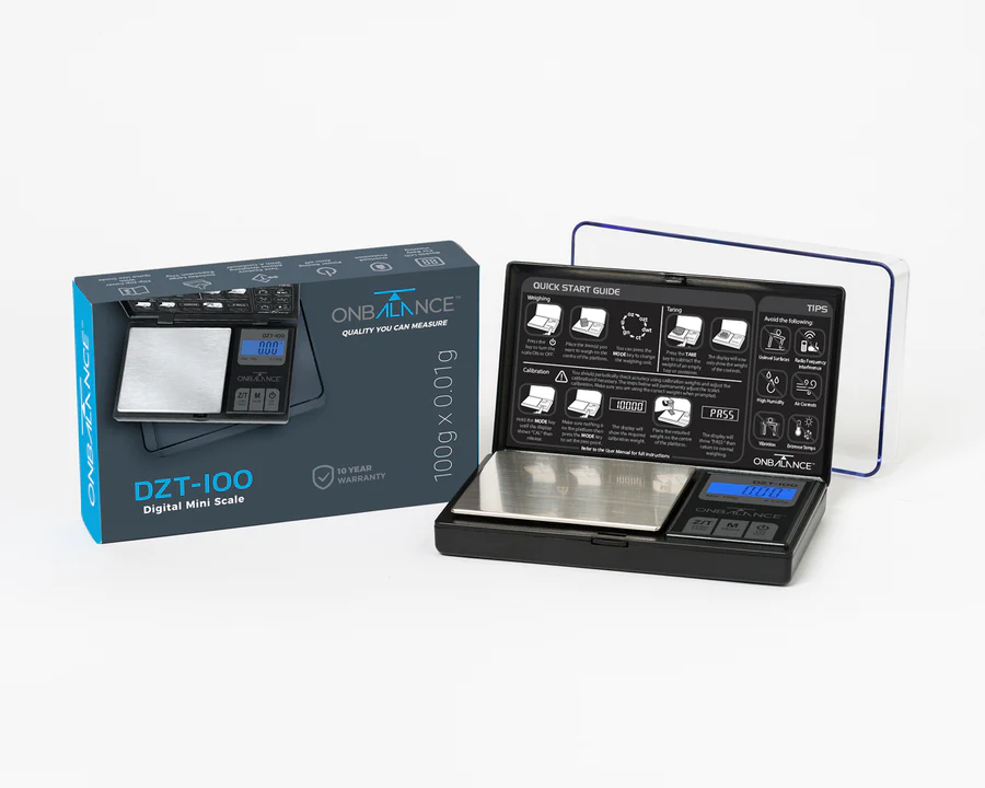 On Balance DZT-100-BK Waage Schwarz - 100 g x 0.01 g – Ansicht 3