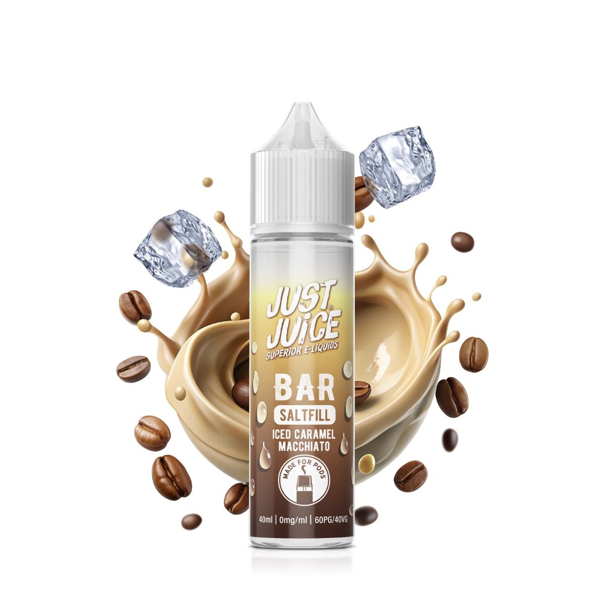 Just Juice BAR RANGE - Iced Caramel Macchiato - 40ml - Shortfill – Ansicht 2