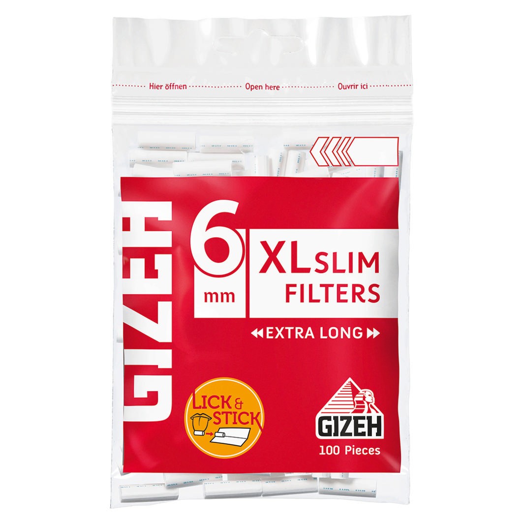 Gizeh XL Slim Filter 100 Stück