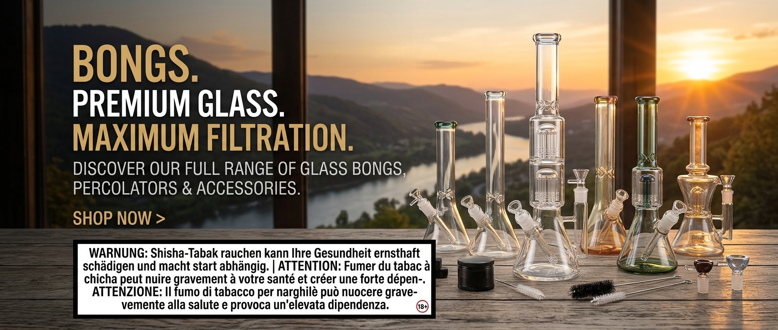 Bongs web banner
