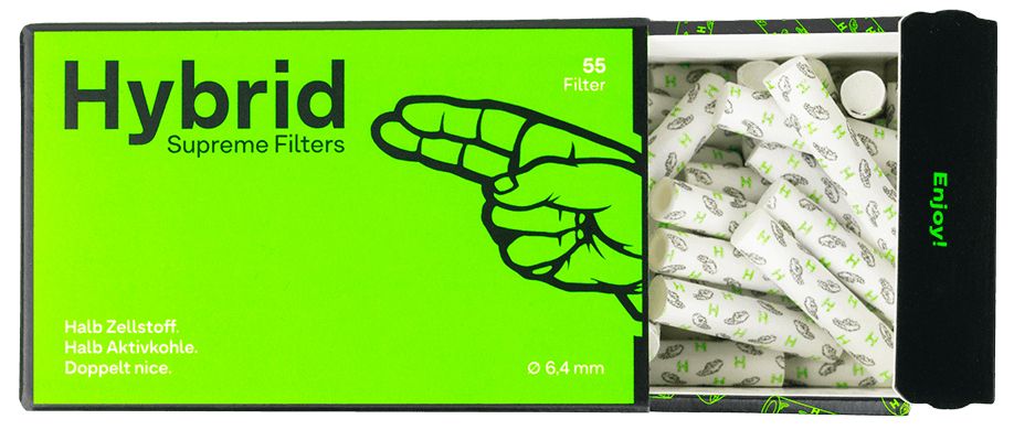Hybrid Supreme Aktivkohlefilter - 6.4mm, 55 Stk. – Ansicht 4