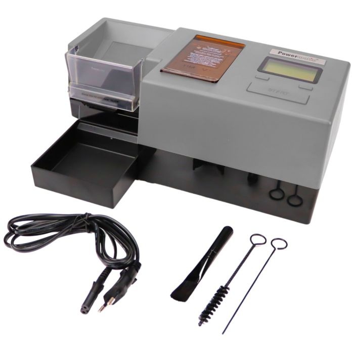 Powermatic 5+ vollautomatische Stopfmaschine mit Shredder, silber – Ansicht 2