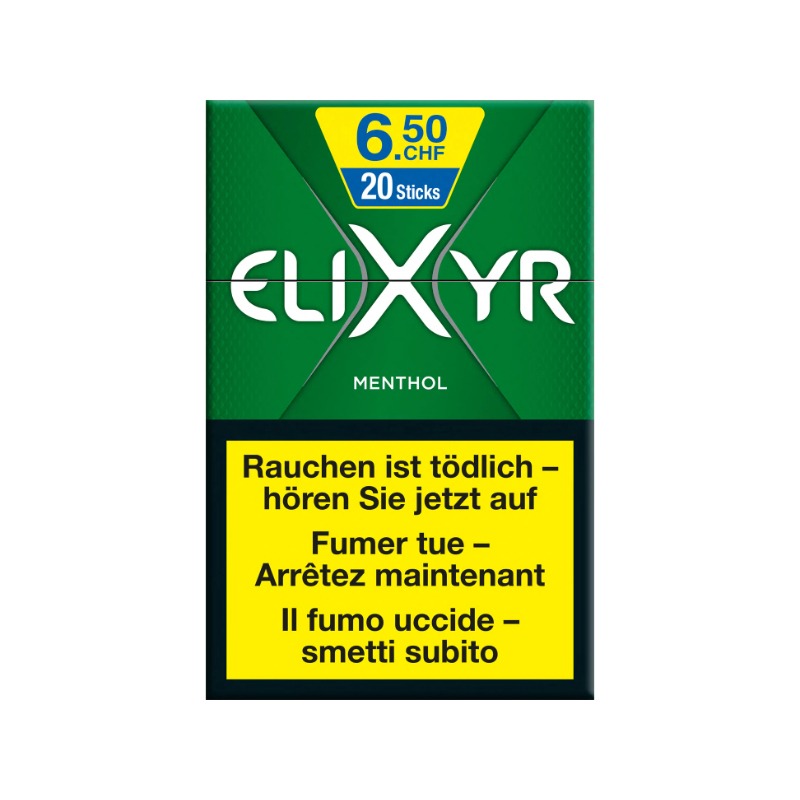 Elixyr Green Fresh Menthol Zigaretten