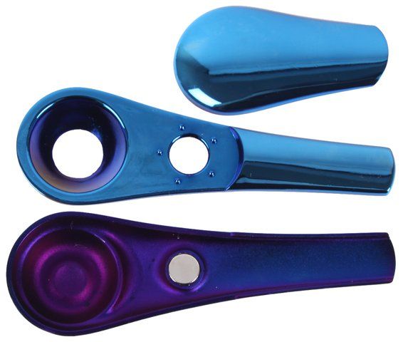 Pipe à herbe in Box - Bleu – vue 4
