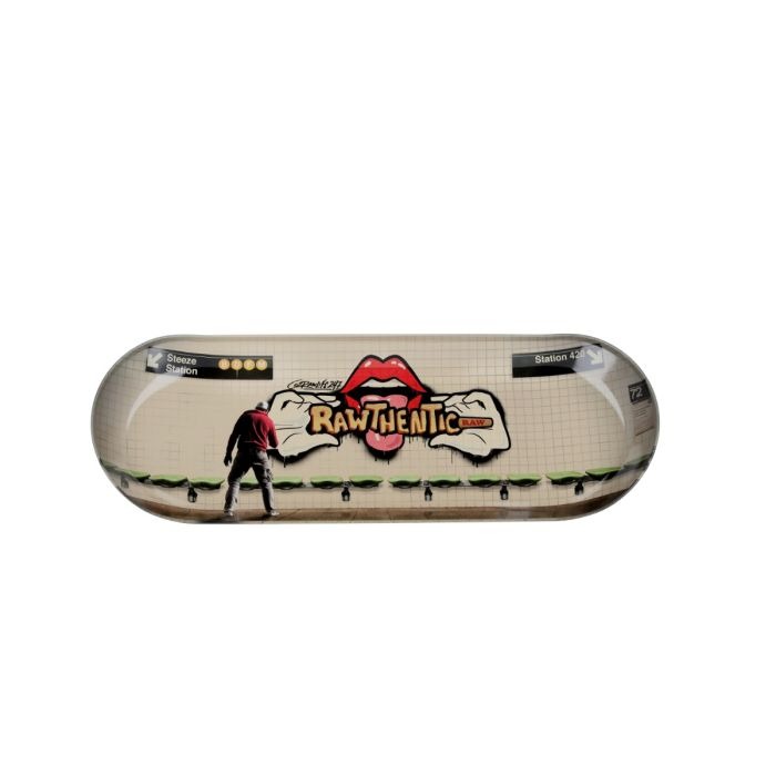 RAW Metal Skate Deck Tray - Grafitti RAWTHENTIC