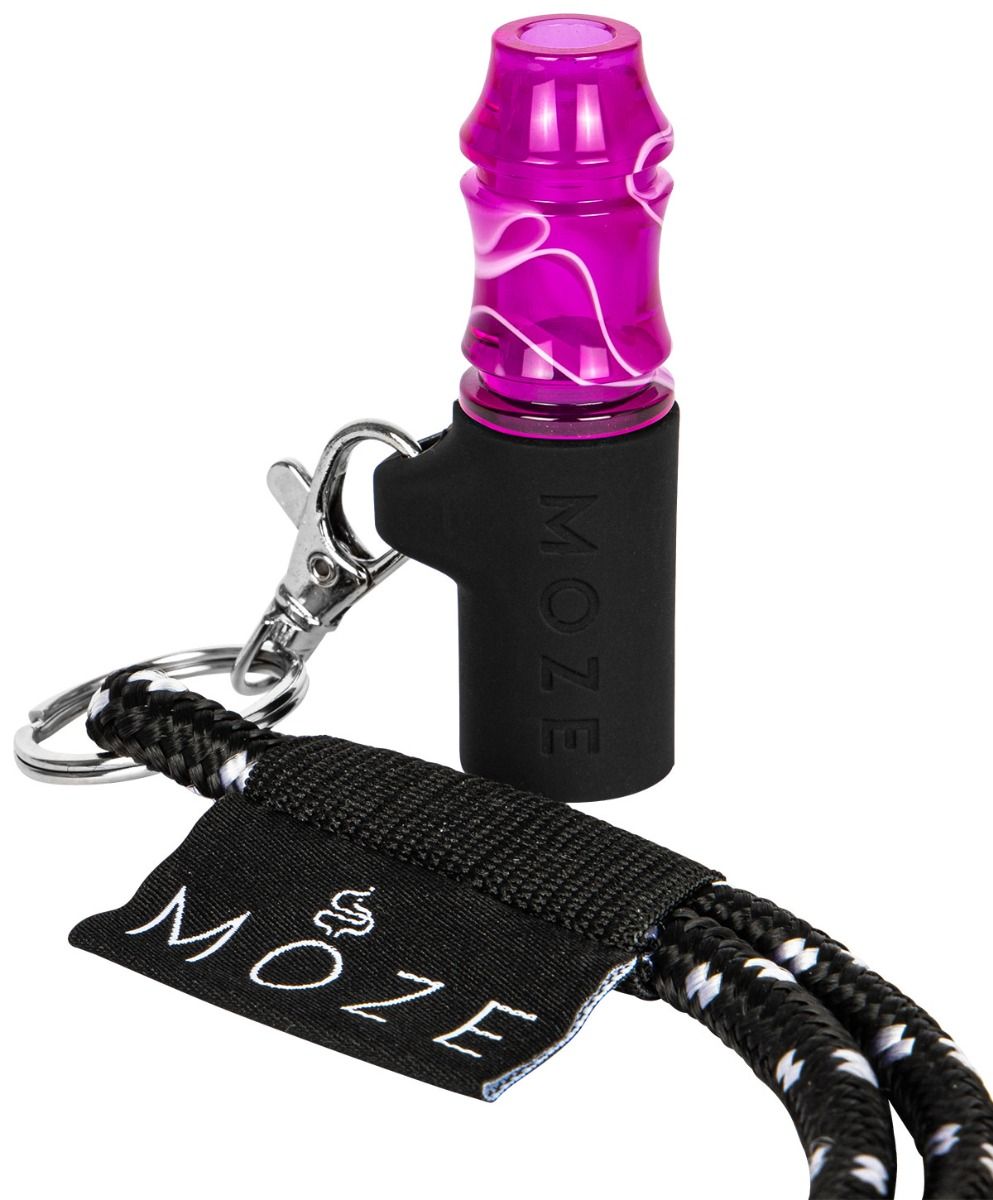 Moze Reusable Hygiene Mouthpiece - Wavy Line Purple – view 4