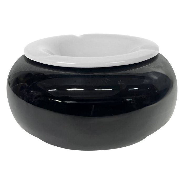 Cendrier anti-vent Jumbo 22cm - noir-blanc