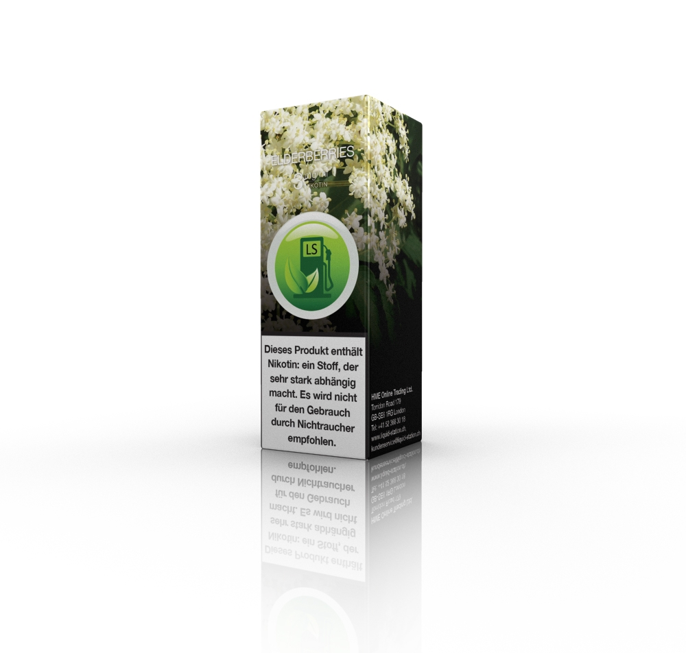 Liquid Station Holunderbeeren – 10 ml / 18 mg