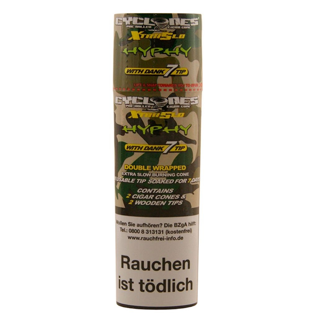 Cyclones XTRA Hyphy Blunts mit Holzfilter (2-er)
