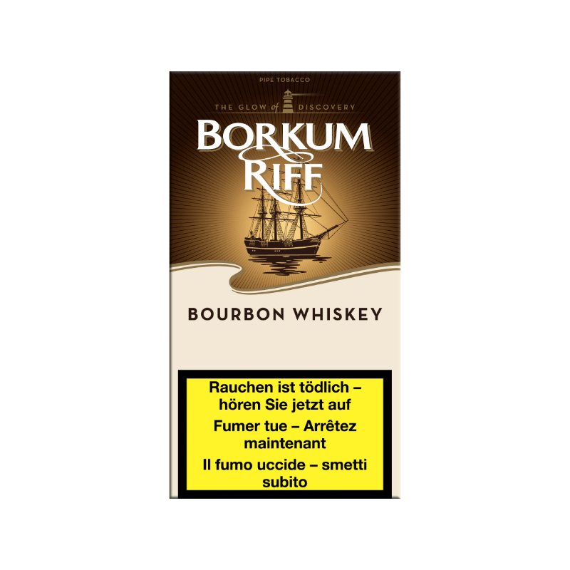 Borkum Riff Bourbon Whiskey Pfeifentabak Beutel 50g
