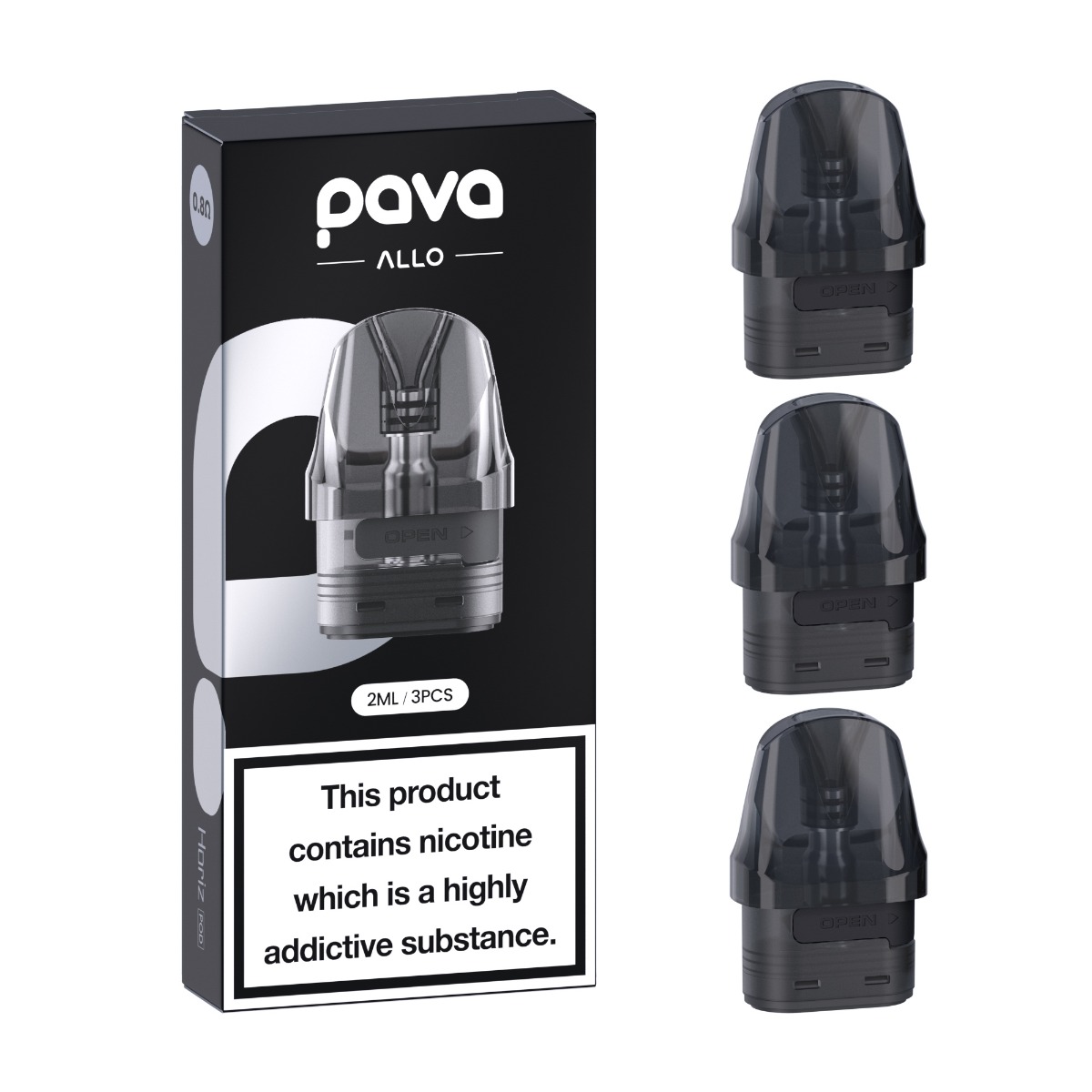 PAVA Horiz Ultra Pod Top Fill 2ml – 0.80 Ω