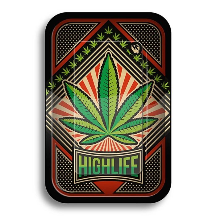 Rolling Tray, High Leaf, 27.5 x 17.5cm