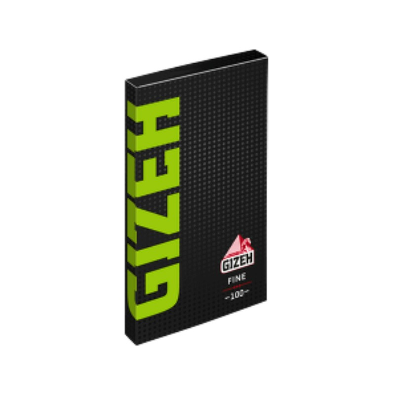 Gizeh DoubleWindow Fine - Black (20 x 100 Stk.)