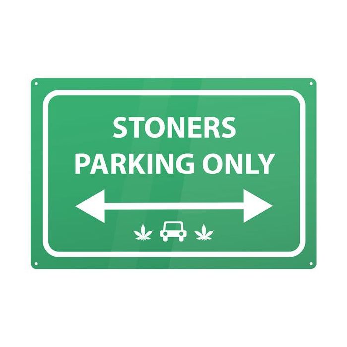 Blechschild Stoner Parking, 30 x 20cm