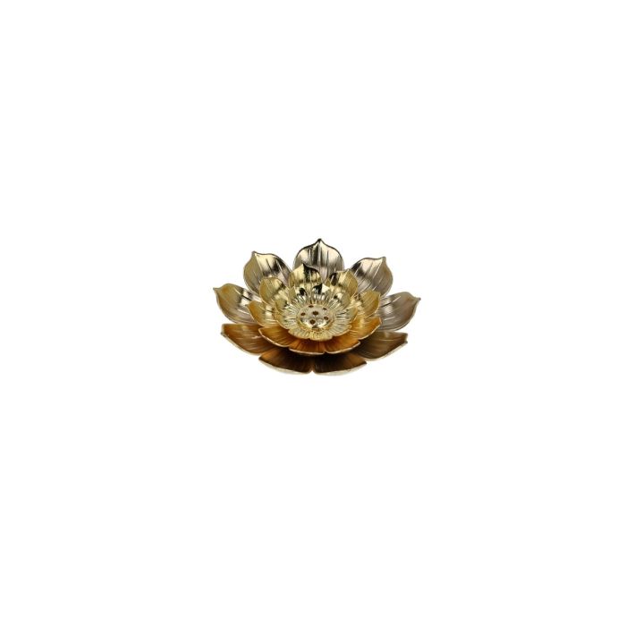 Räucherstäbchenhalter Lotus, gold - 8.8cm