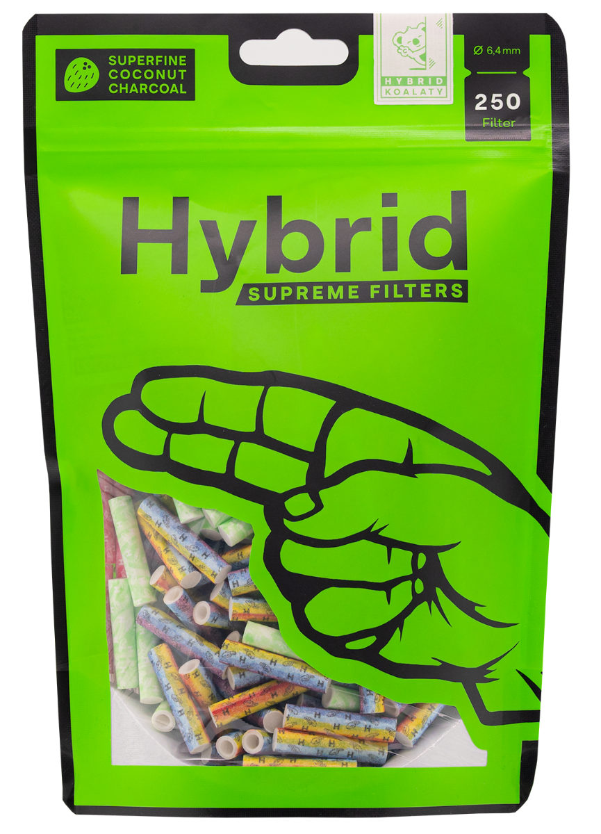 250er Bag Hybrid Supreme AktivkohlefilterBunt - 6.4mm
