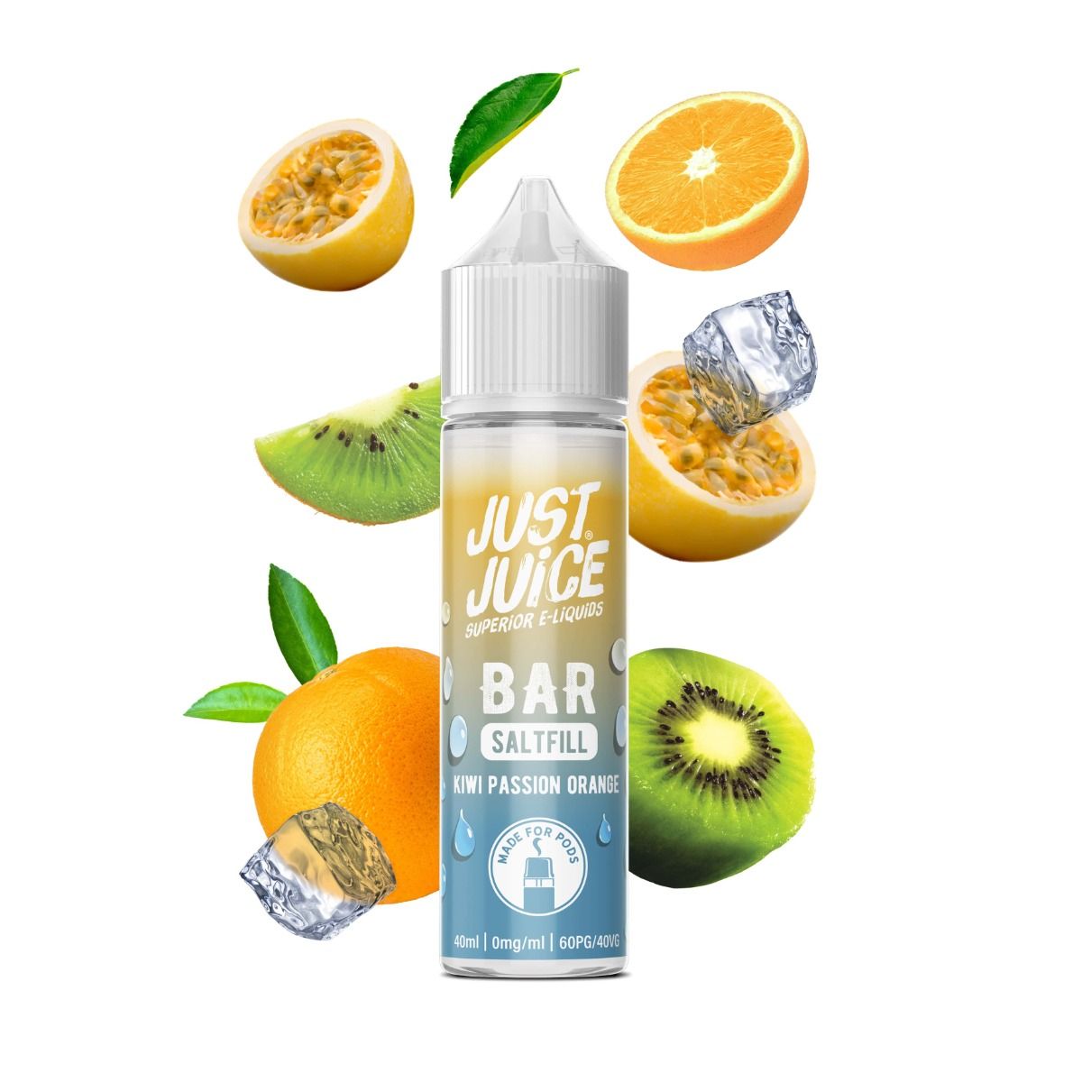 Just Juice BAR RANGE - Kiwi Passion Orange - 40ml - Shortfill – Ansicht 2